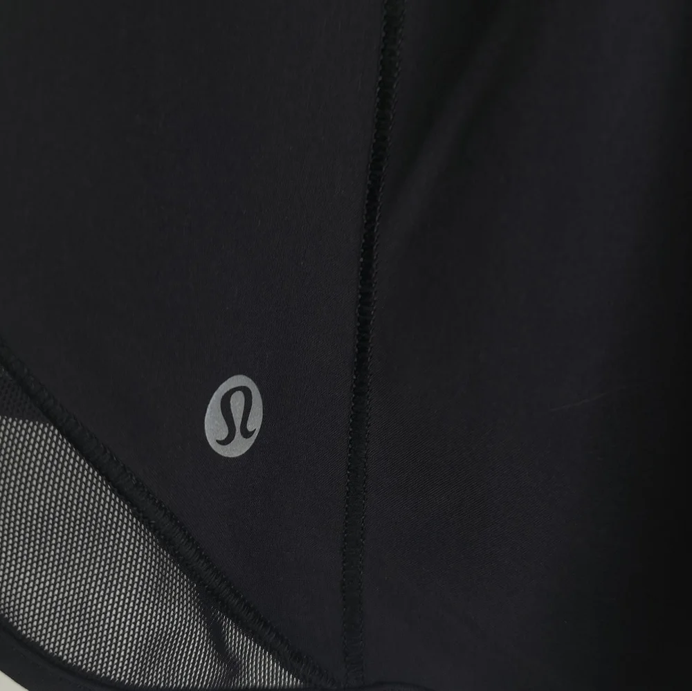 Lululemon Hotty Hot Short *Long 4" Black Size 14 Tall - Picture 10 of 10